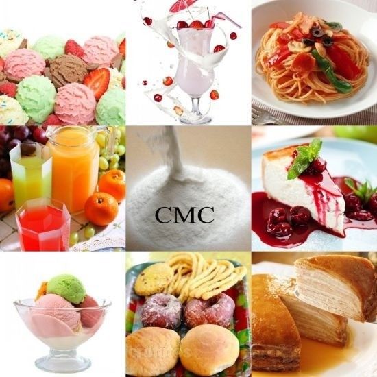 Blanc ou jaune clair et granulaire Carboxymethylcellulose de qualité alimentaire avec une viscosité de 200 à 10000 mPa.s